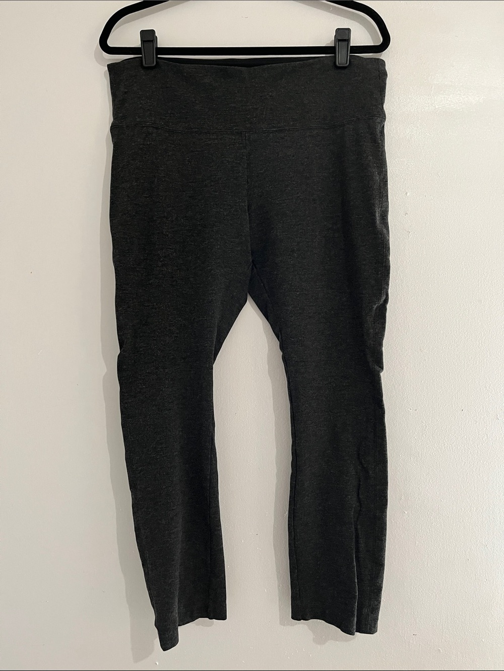 White House Black Market Dark Gray High-Rise Leggings XL pull on pants